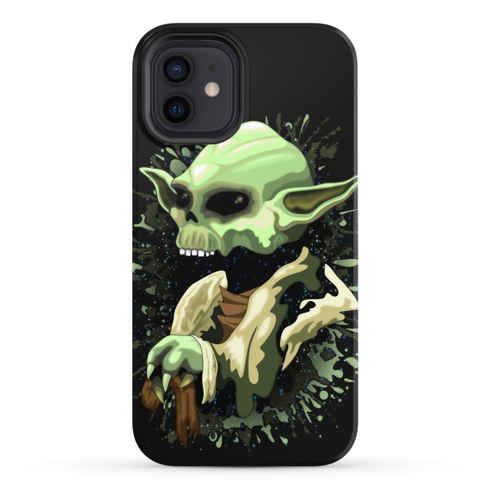 iPhone 12 StrongFit Yoda Jedi Master Skull by BluedarkArt
