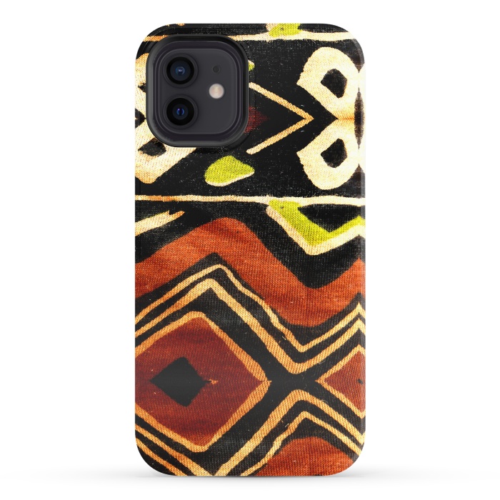 iPhone 12 StrongFit Africa Design Fabric Texture by BluedarkArt