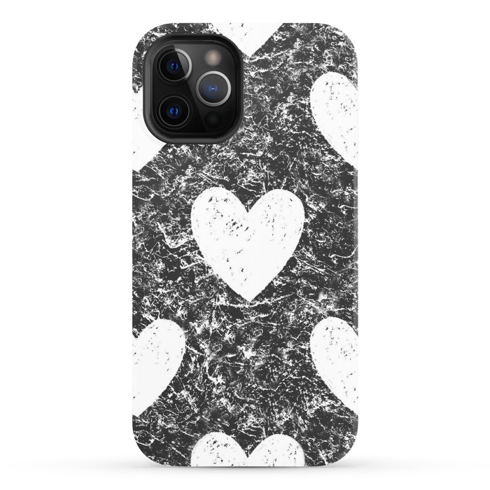 iPhone 12 Pro StrongFit Cozy Hearts by ''CVogiatzi.