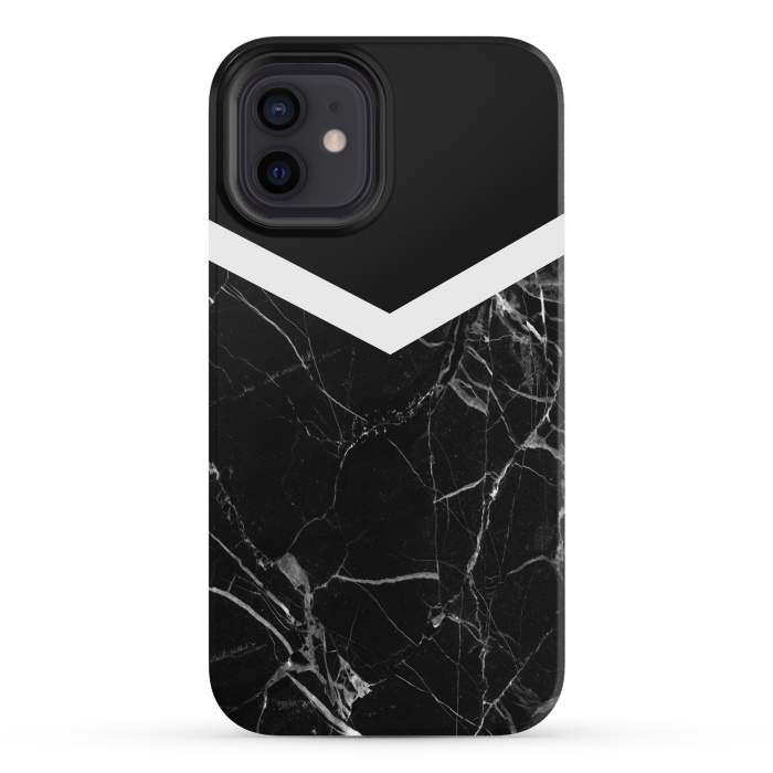 iPhone 12 mini StrongFit Glam Marble by ''CVogiatzi.