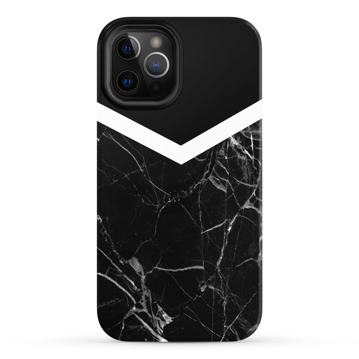 iPhone 12 Pro StrongFit Glam Marble by ''CVogiatzi.