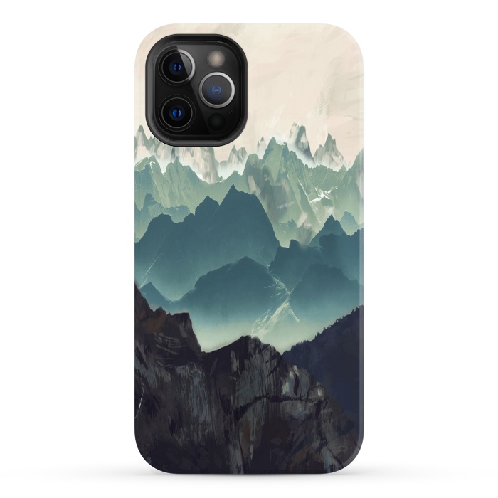 iPhone 12 Pro StrongFit Shades of Mountain by ''CVogiatzi.