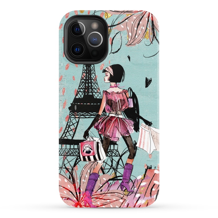 iPhone 12 Pro StrongFit Fashion Girl in Paris by  Utart