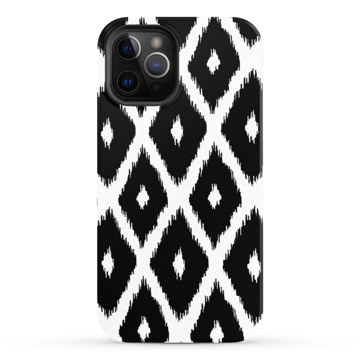 iPhone 12 Pro StrongFit Black and White decor by ''CVogiatzi.