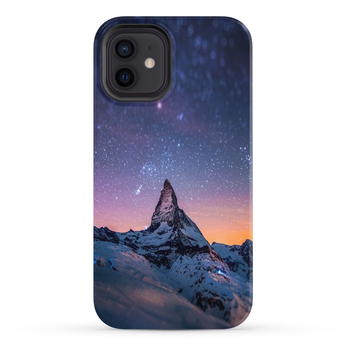 iPhone 12 StrongFit Mountain Reach the Galaxy by ''CVogiatzi.