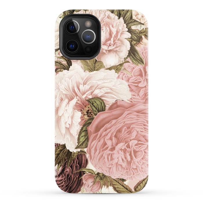 iPhone 12 Pro StrongFit Vintage Roses by  Utart