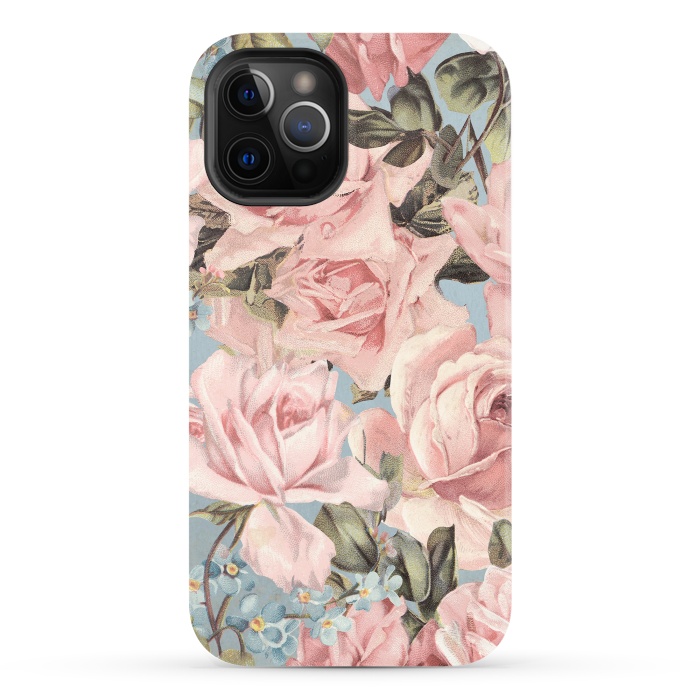 iPhone 12 Pro StrongFit Lovely Spring Flowers and Roses by  Utart