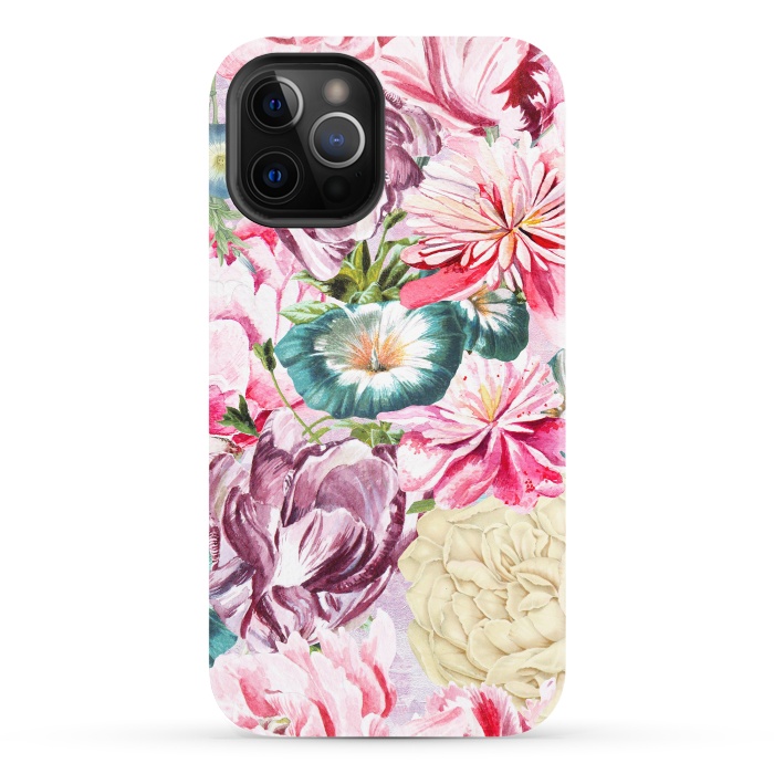 iPhone 12 Pro StrongFit Beautiful Pastel Vintage Spring Flowers by  Utart