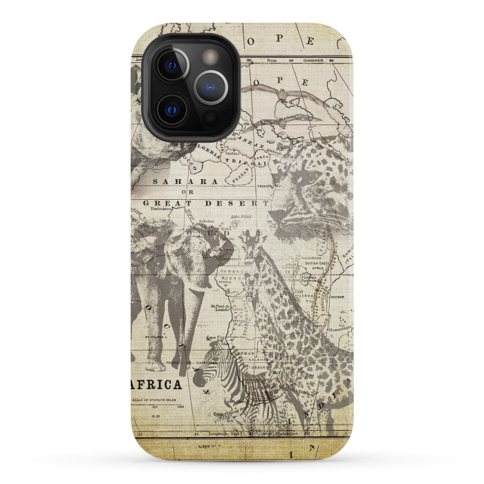 iPhone 12 Pro StrongFit African Wild Animals by Andrea Haase