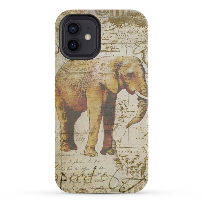 iPhone 12 StrongFit African Elephant by Andrea Haase