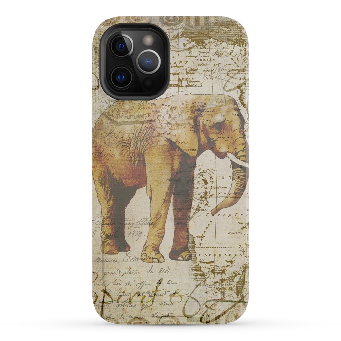 iPhone 12 Pro StrongFit African Elephant by Andrea Haase