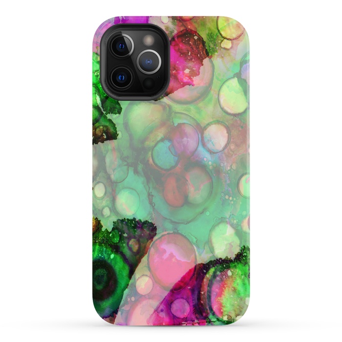 iPhone 12 Pro StrongFit Alcohol ink 2 by haroulita