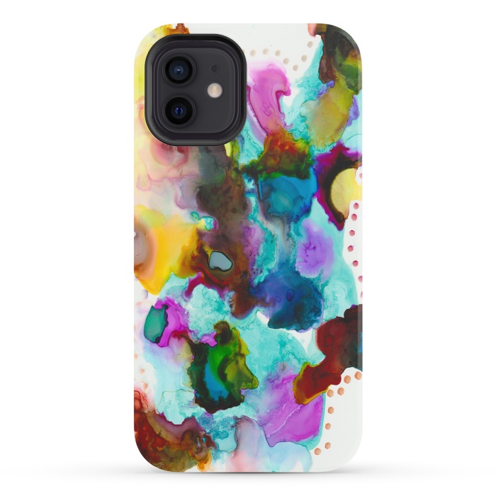 iPhone 12 StrongFit Alcohol ink 4 by haroulita