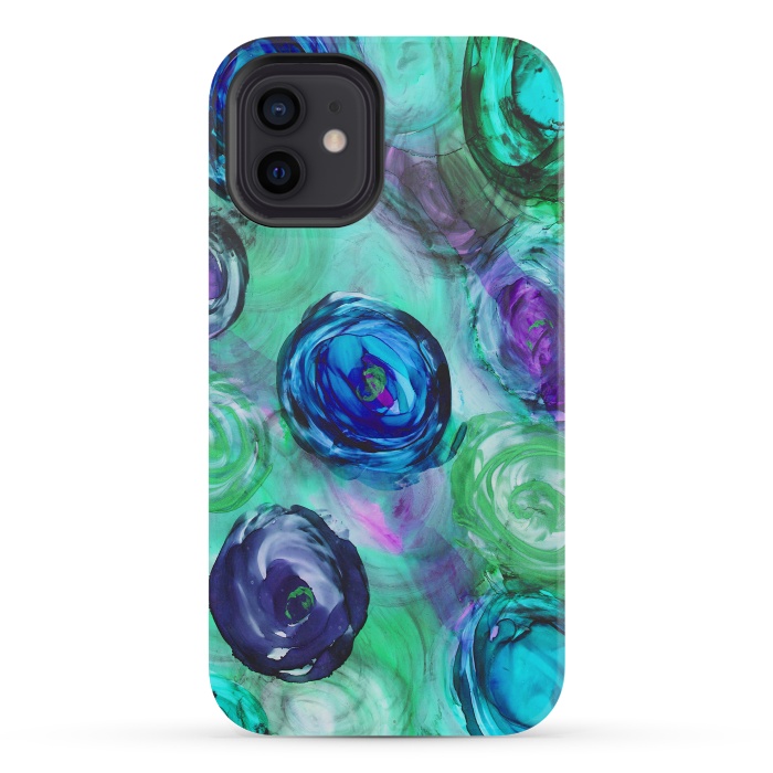 iPhone 12 mini StrongFit Alcohol ink 6 by haroulita