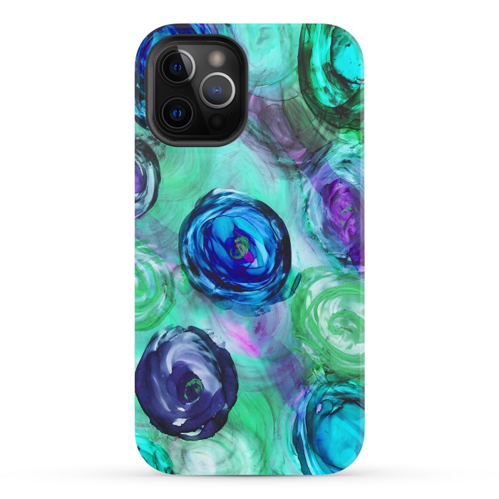 iPhone 12 Pro StrongFit Alcohol ink 6 by haroulita