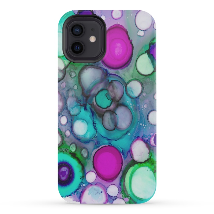 iPhone 12 mini StrongFit Alcohol ink 7 by haroulita