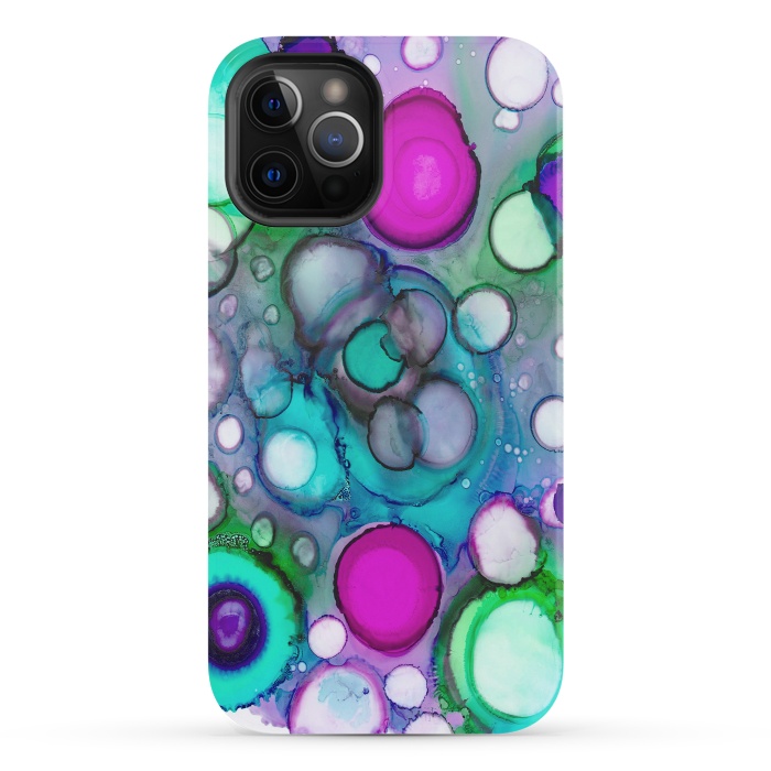 iPhone 12 Pro StrongFit Alcohol ink 7 by haroulita
