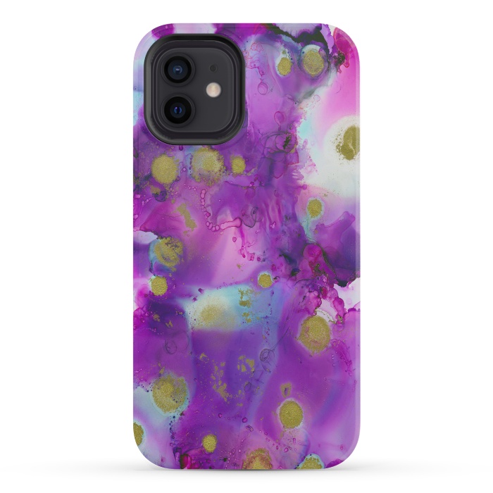 iPhone 12 mini StrongFit Alcohol ink 9 by haroulita