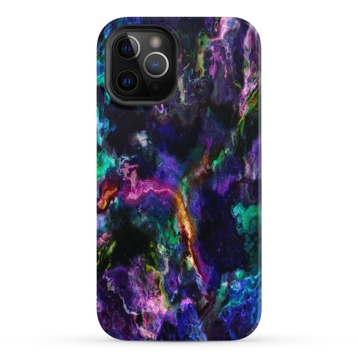 iPhone 12 Pro StrongFit Colorful marble by haroulita