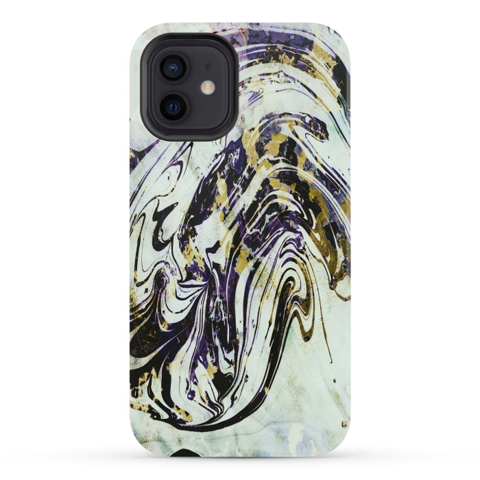 iPhone 12 mini StrongFit artistic marble by haroulita