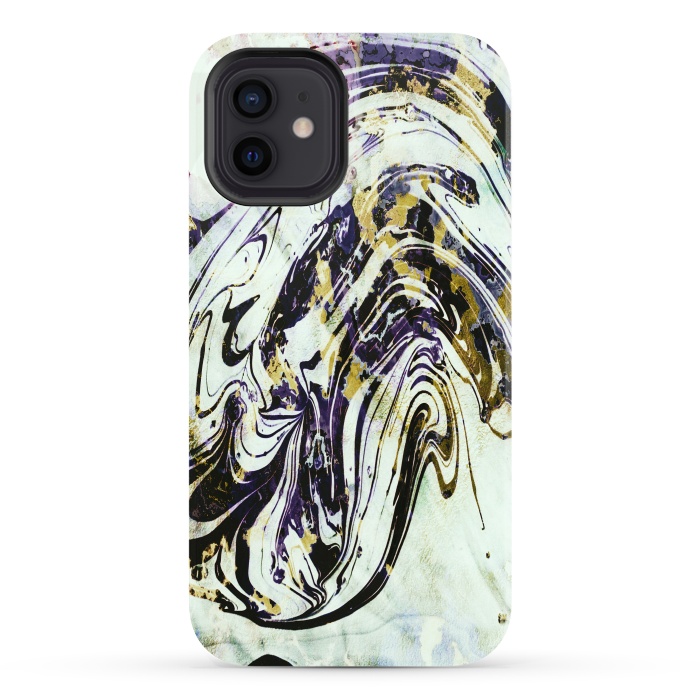 iPhone 12 StrongFit artistic marble by haroulita