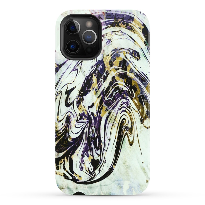 iPhone 12 Pro StrongFit artistic marble by haroulita