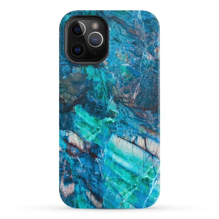 iPhone 12 Pro StrongFit sea marble by haroulita