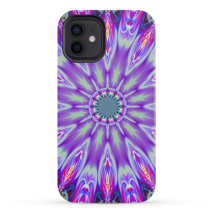 iPhone 12 mini StrongFit ultra violet mandala by haroulita
