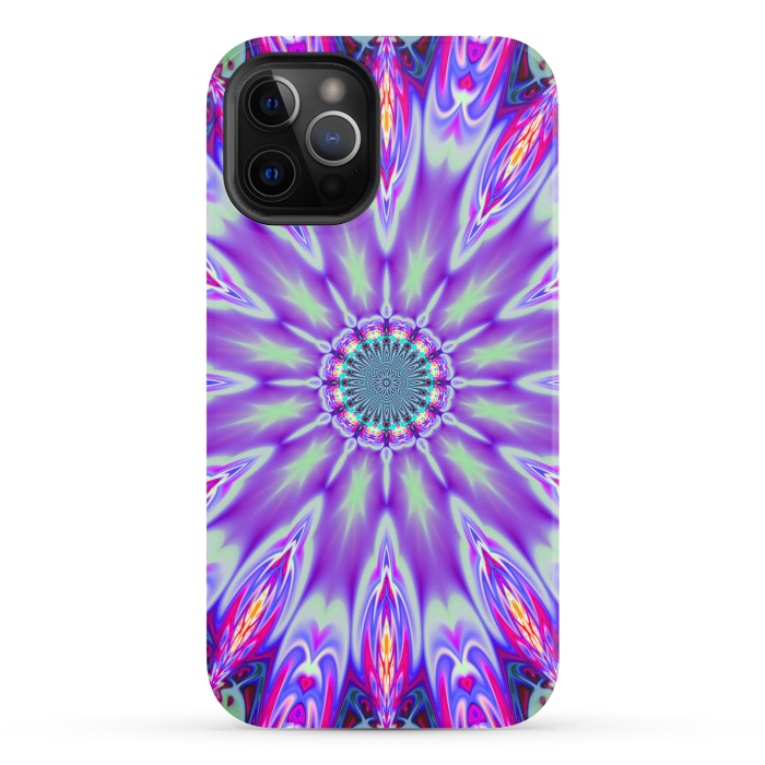 iPhone 12 Pro StrongFit ultra violet mandala by haroulita