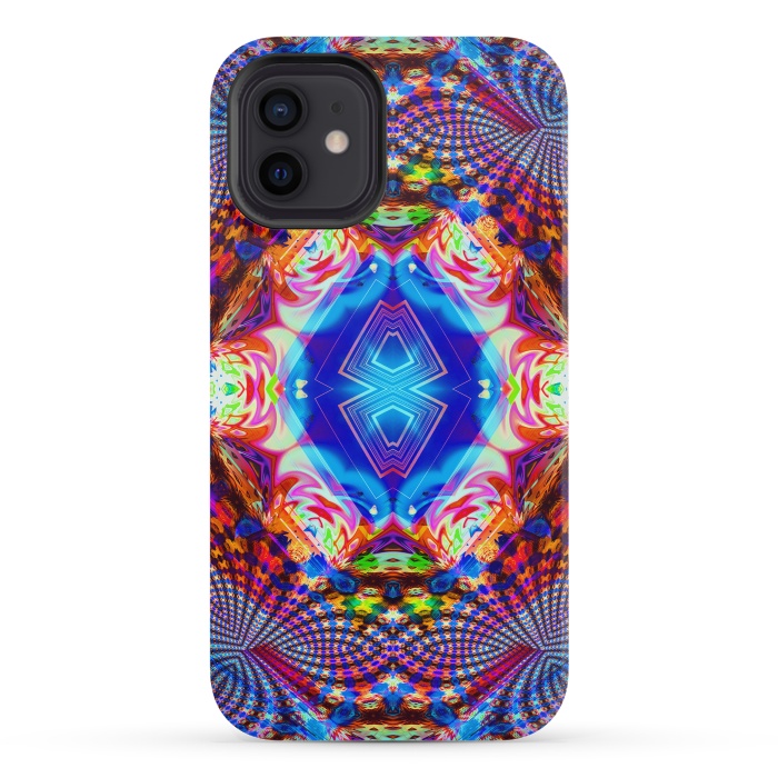 iPhone 12 mini StrongFit Kaleidoscope mandala i by haroulita