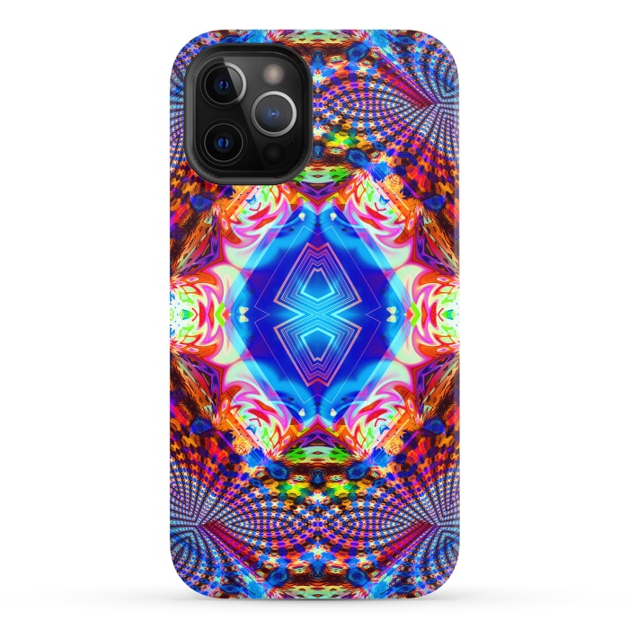 iPhone 12 Pro StrongFit Kaleidoscope mandala i by haroulita