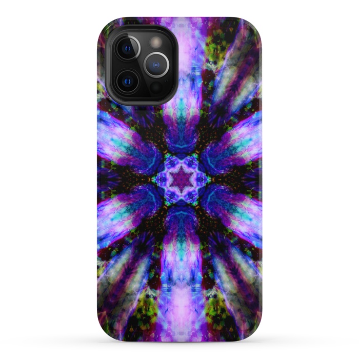 iPhone 12 Pro StrongFit Ultra violet ink mandala by haroulita