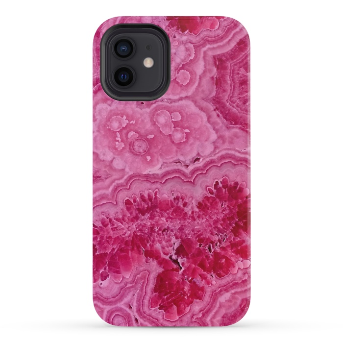 iPhone 12 mini StrongFit Strong Pink Agate  by  Utart