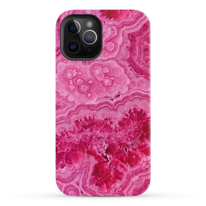 iPhone 12 Pro StrongFit Strong Pink Agate  by  Utart