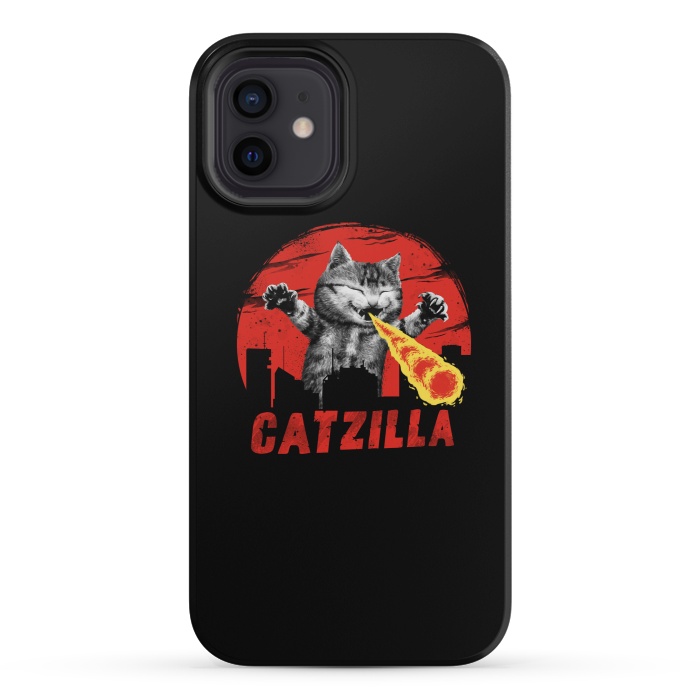 iPhone 12 mini StrongFit Catzilla by Vincent Patrick Trinidad