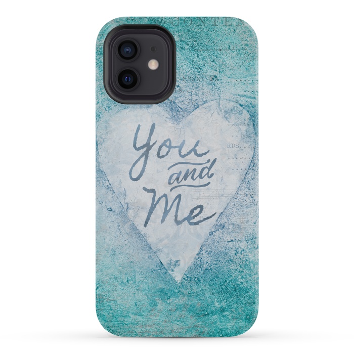 iPhone 12 mini StrongFit You And Me Love Heart by Andrea Haase