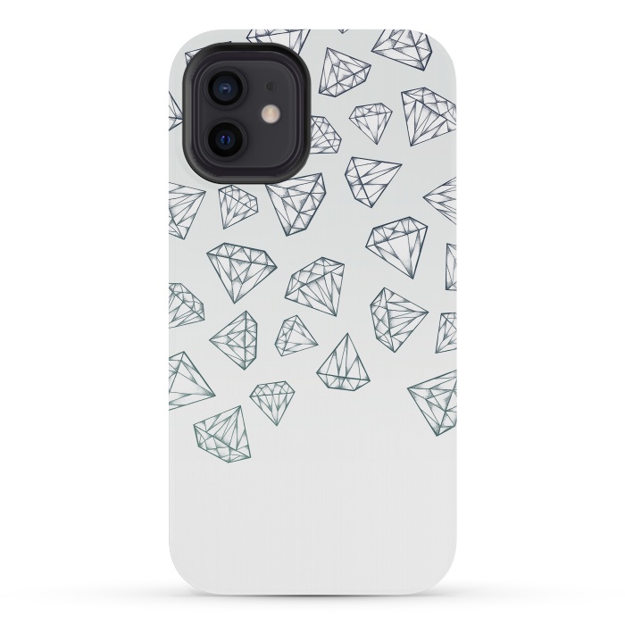 iPhone 12 mini StrongFit Diamond Shower by Barlena
