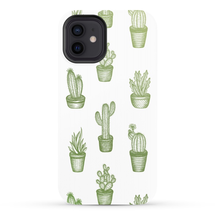 iPhone 12 StrongFit Succulents by Barlena