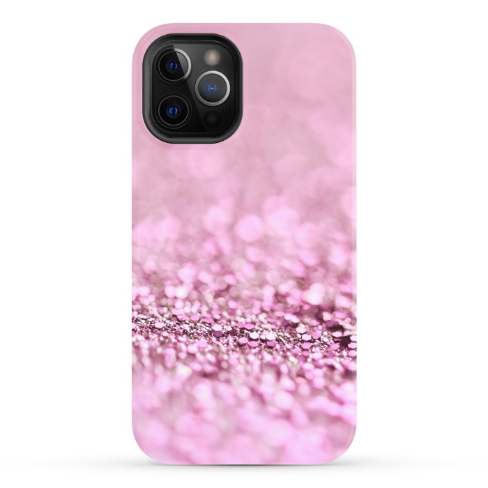iPhone 12 Pro StrongFit Rose Gold Blush Glitter by  Utart