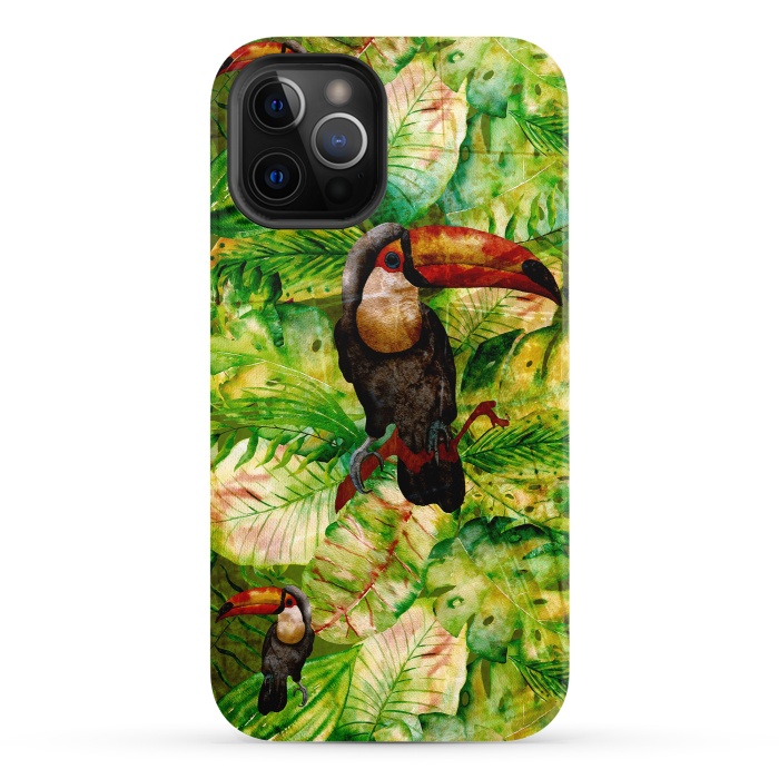 iPhone 12 Pro StrongFit Tropical Jungle Bird by  Utart