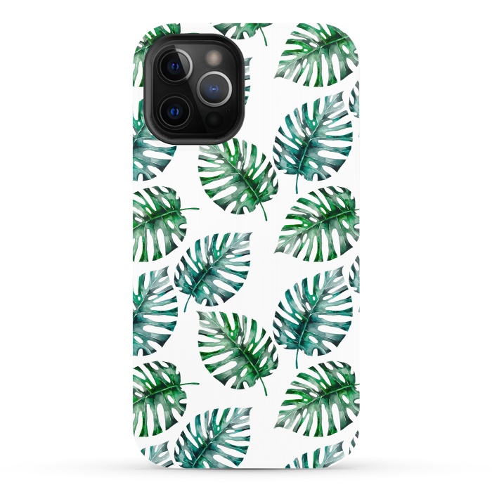 iPhone 12 Pro StrongFit Aloha Monstera Pattern by  Utart