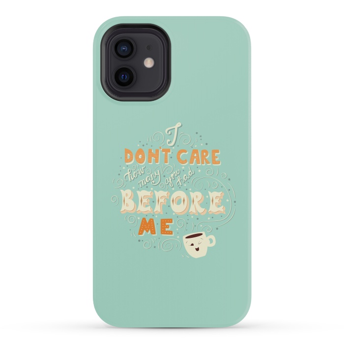 iPhone 12 mini StrongFit I don't care how many you had before me, funny coffee design by Jelena Obradovic