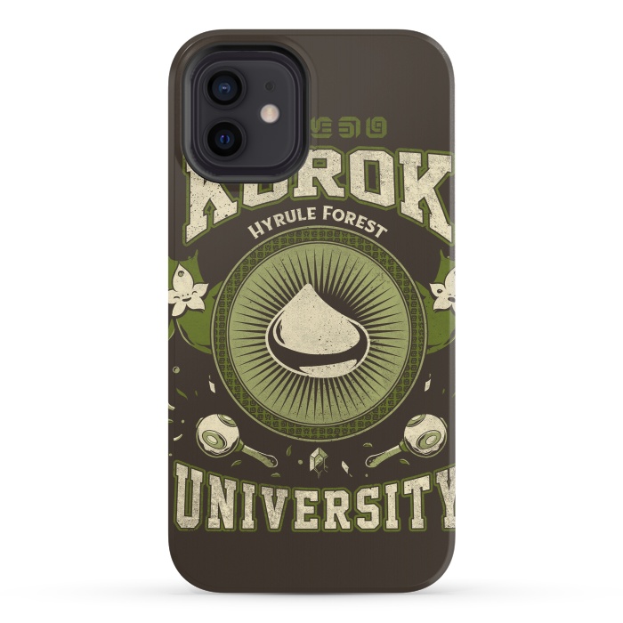 iPhone 12 mini StrongFit Korok University by Ilustrata