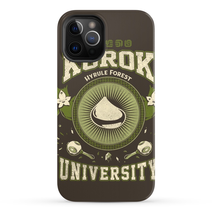 iPhone 12 Pro StrongFit Korok University by Ilustrata