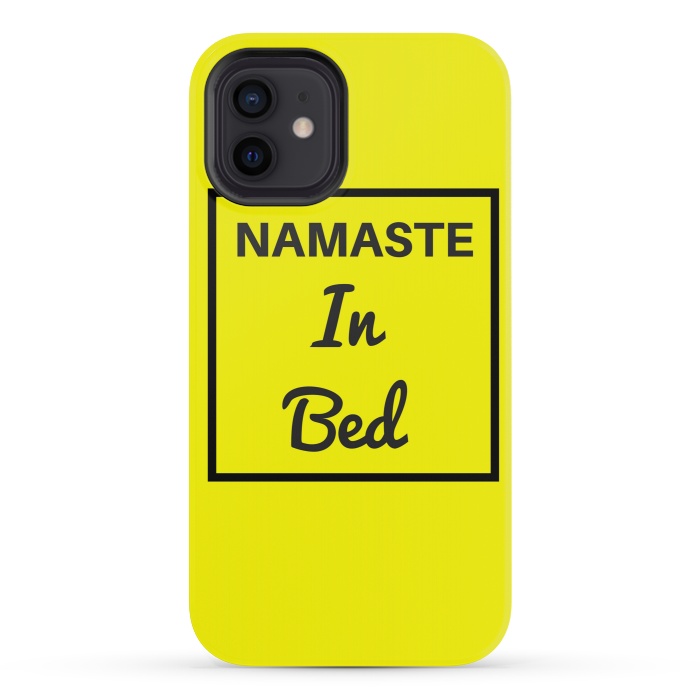 iPhone 12 mini StrongFit namaste in bed by MALLIKA