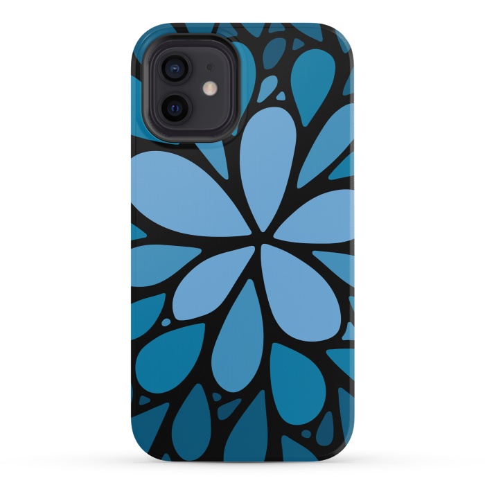 iPhone 12 mini StrongFit Water Flower by Majoih