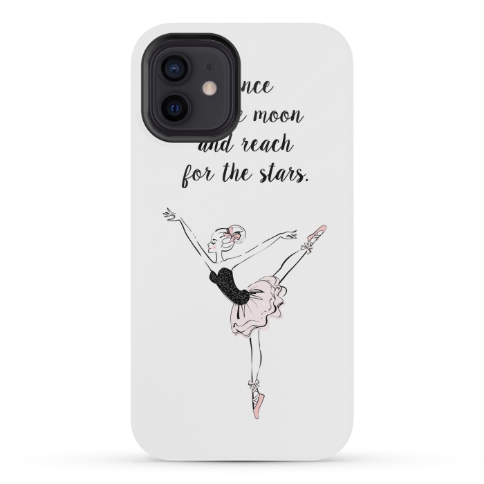 iPhone 12 mini StrongFit Little Ballerina Dance Quote by Martina
