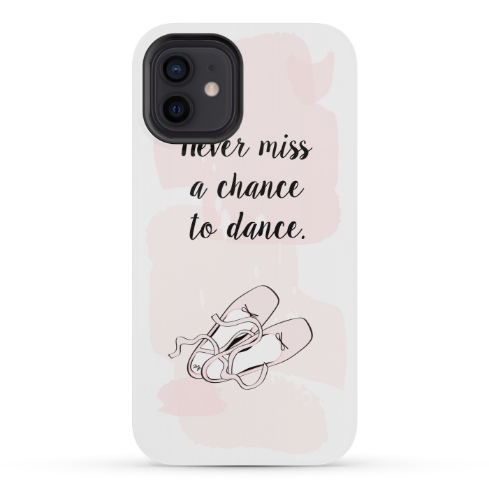 iPhone 12 mini StrongFit Ballerina Shoes Dance Quote by Martina