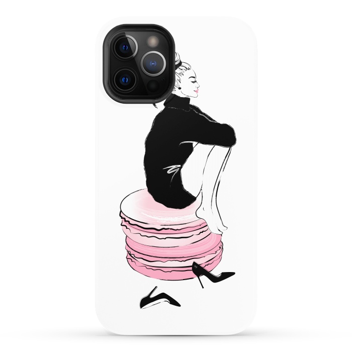 iPhone 12 Pro StrongFit Elegant Macaron Girl by Martina