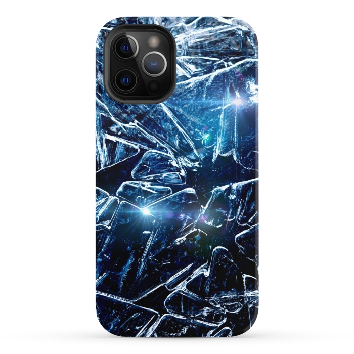 iPhone 12 Pro StrongFit Cracked Ice by Gringoface Designs